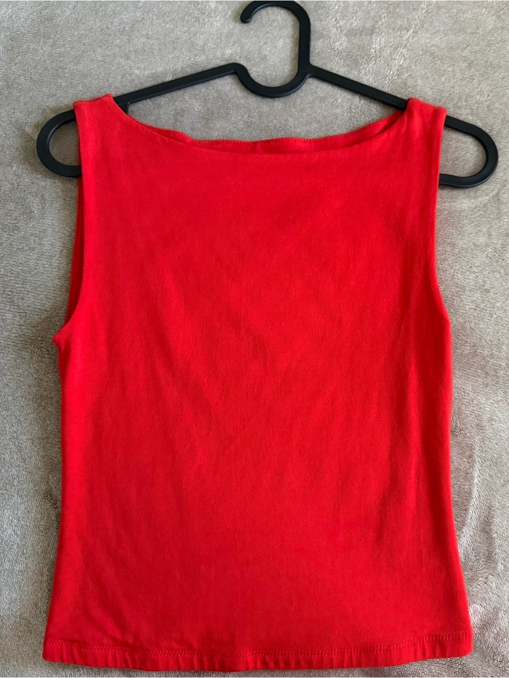 Pink Rose Red Sleeveless Tank Top